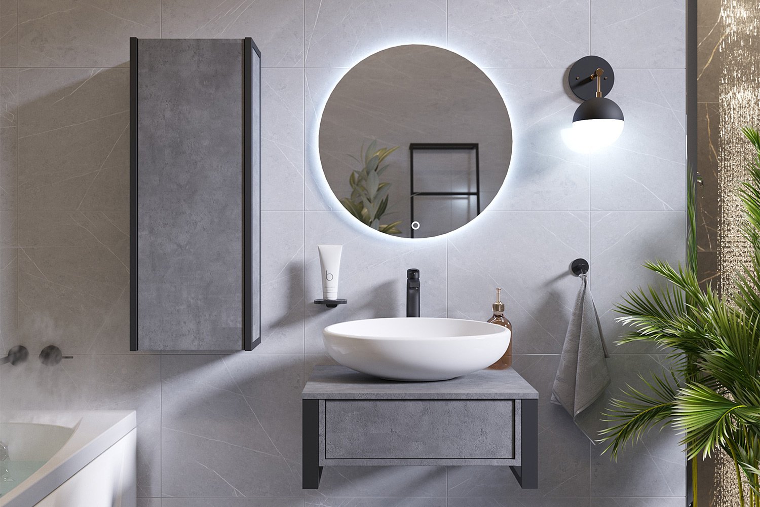 Раковины и мойки из бетона