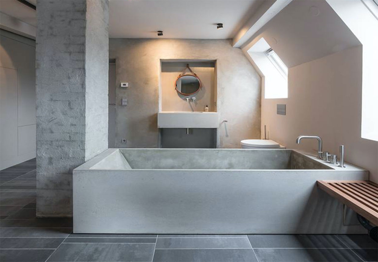 Ванны из бетона